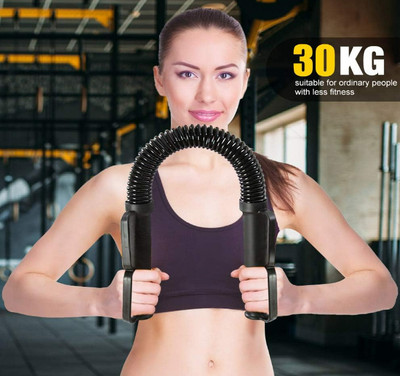 Kyaliwajjala Power Twister Bar bisep and shoulder builder multi training exerciser Multi-training Bar(Black)