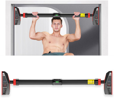 KOBO Pull-Master Pull Up Bar for Home – No Screws Chin Up Bar with Locking Mechanism Chin-up Bar(Multicolor)