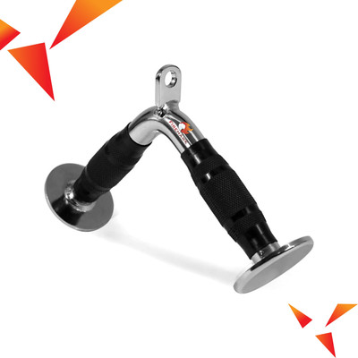 Firehawk Triceps V Handle | V Bar | V-Shaped | Pro Half-Grip | Press Down Bar | Multi-training Bar(Silver)