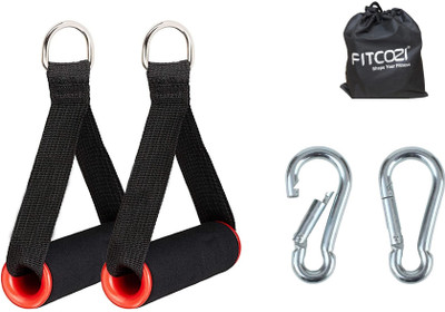 Fitcozi Heavy Duty Exercise Handles, Cable Machine Attachments Resistance Bands Handles Multi-training Bar