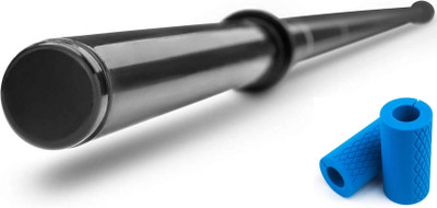 YMD 4FT Straight 28mm Weightlifting Rod With Barbell Clamps Weight Lifting Bar