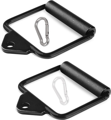 HACKERX 2 Double D Row Handle Cable Attachment for Weight Workout Multi-training Bar