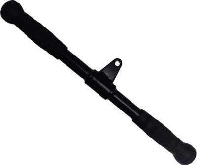 YMD Tricep Press Down Cable Attachment, Straight LAT Bar Pull Down Bar Machine Gym Multi-training Bar(Black)