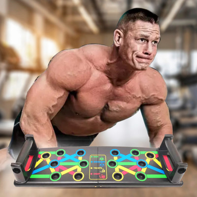 LIVOX 10in1 Portable Board Chest Press Home & Gym Exercise Push-up Bar Push-up Bar
