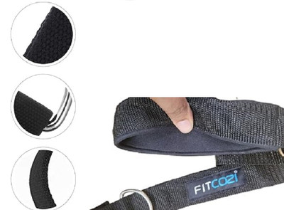 Fitcozi Rope Cable Attachment Pull Down Rope Triceps 20 inch Extension Triceps Bar