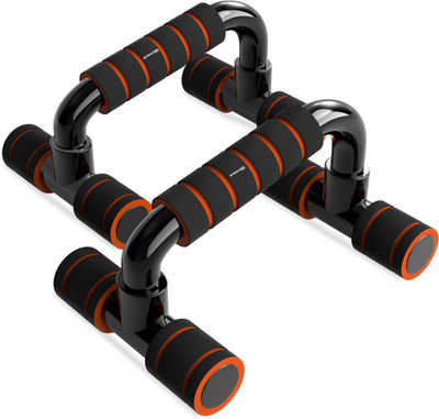 Strauss Moto Push Up Bar | Push Up Stand | Push Ups Equipment for Chest Press Push-up Bar(Black, Red)