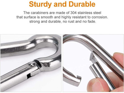 Vatality Zone Gym Safety Locks Heavy Duty Multipurpose Pack Of 4 Set Multi-training Bar(Silver)