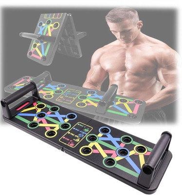 PRT 15 in1Portable PushUp Board with Strong Grip Handle for Chest Press Exerciser Push-up Bar
