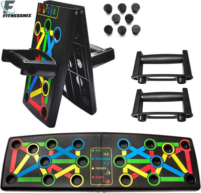 Oddish Push Up Board with Strong Grip Handle for Chest Press Home & Gym Exercise Push-up Bar