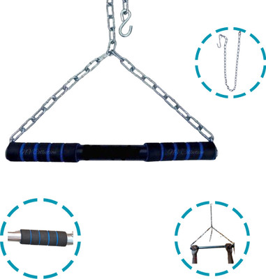CTC CREATION Chin up Bar ,Single Rod with Hanging Chain Height Increaser Chin-up Bar(Multicolor)