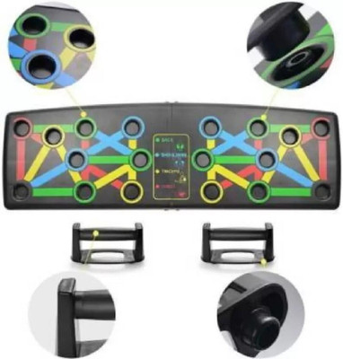 LIVOX PUSH UP FLEX BOARD - B39 Pushup board 10 Multifunction Muscle Board- Color Coded Triceps Bar