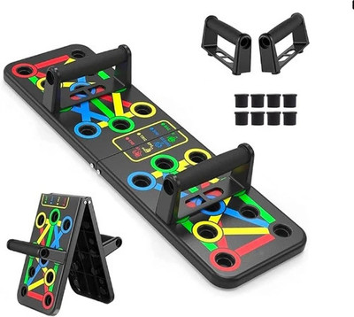 SIXTEEN Multi-Function Push-Up Board, 15 IN 1 Positions for Full Body Workout, Durable Push-up Bar(Multicolor)