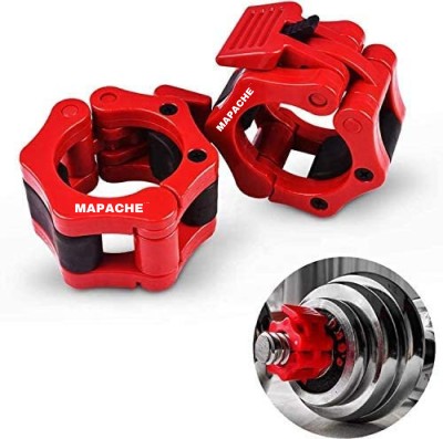 MAPACHE Olympic Rod Lock Barbell Clamp Collar Clips Fit 2 Inch(50mm) Lock for Workout Weight Lifting Bar