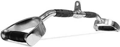 FW Sports Double D handle Lat pull down Weight Lifting Bar(Silver)