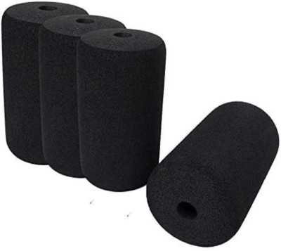 Dinetic 4X8 Inch Gym Machine Soft Rubber Foam Roller Set of 2 Pieces Multi-training Bar