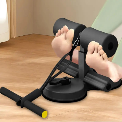Shopeleven Adjustable Sit-Up Bar for Home Workouts, Exercise Equipment with toning tube Sit-up Bar(Black)