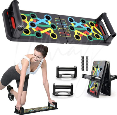 LIVOX Portable Push-Up Board Multi-training Bar(Black)