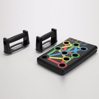 HOUSE OF COMMON Foldable Pushup Board is Color-Coded for Multiple Highly Effectively Postures Push-up Bar