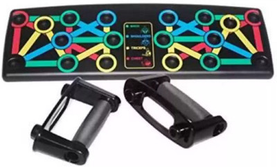 HOIGADGETS multi-colored Strong 10in1 Portable PushUp Board with Strong GripHandle Push-up Bar(Multicolor)