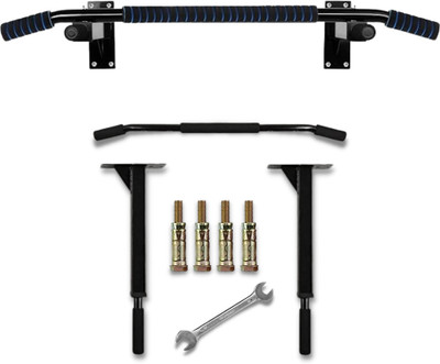 FIRE FITNESS Wall Mounted Chin up bar Home Gym Set/Pull Up Bar for Home with Black Powder Pull-up Bar