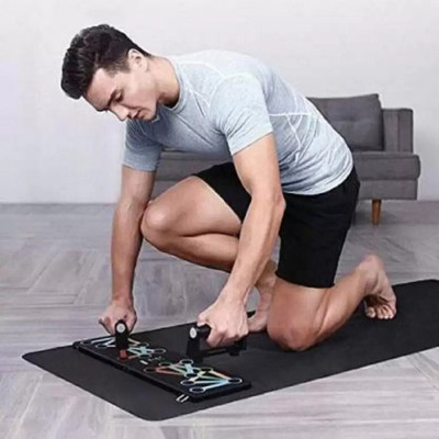 LIVOX PUSH UP FLEX BOARD - B14 Pushup board 10 Multifunction Muscle Board- Color Coded Triceps Bar