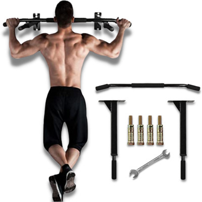 FIRE FITNESS wall mount pull-up chin-up bar solid metal handle with toning tube and chin-ups Pull-up Bar