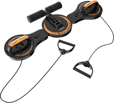 Lifelong Multifunctional 3in1 Push Up Board with Resistance Bands-Perfect for Men & Women Push-up Bar(Black)