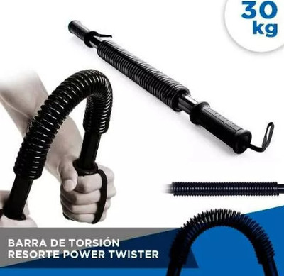 deven Power Twister Bar 20kg Upper Body Exercise for Bicep Arm Strengthening/GHT92 Multi-training Bar(Black)