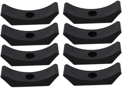 MRT SPORTS Dumbbell Saddles Replacement Spare Part Dumbbell Holder Brackets, Pack of 8 Dumbbell Stand(Black)