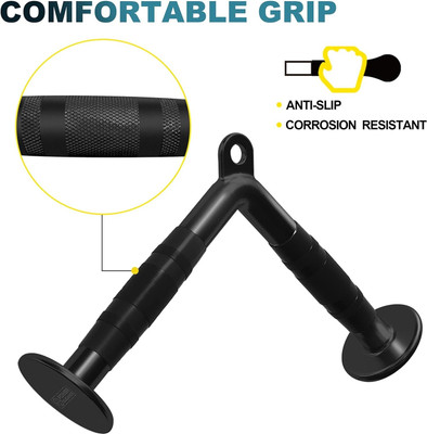 YMD LAT Pull Down Attachment Tricep Pull Down Attachment Cable Machine Accessories Multi-training Bar