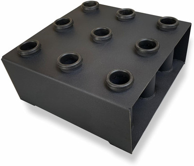 YMD Vertical Barbell Holder Storage For 9 Barbells For 2inch 50mm Olympic Bars Multi-training Bar