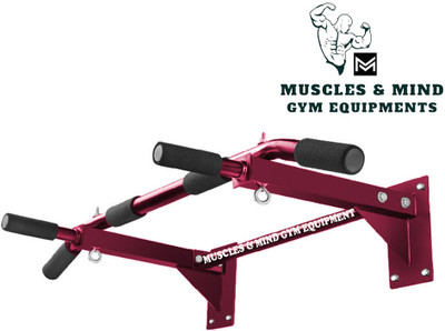 muscles & mind gym equipments Heavy duty Chin up bar with support bar and fastners Chin-up Bar(Purple)