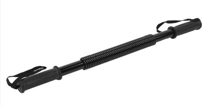 KAMPALA Power Twister Bar 20kg Upper Body Exercise for Bicep Arm Strengthening Multi-training Bar(Black)