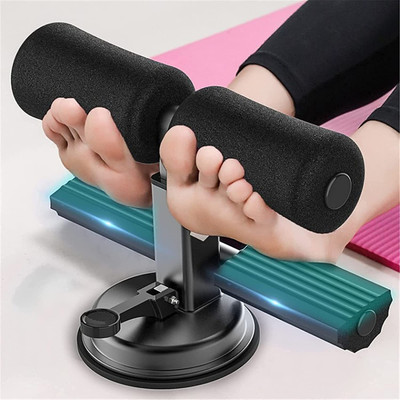 MAITRI ENTERPRISE Portable Double Stand Situp Bar Workout Assistant Leg Support Abdominal Core 81 Ab Exerciser(Black)