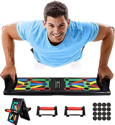 Shopfleet 15 in 1 Performance Board for Upper Body, Strength Training Equipment Pull-up Bar(Black)