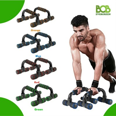 Bobevergreen Dips/Push Up Bar Stand for Gym & Home Exercise, Useful in Chest & Arm Workout Push-up Bar(Black)