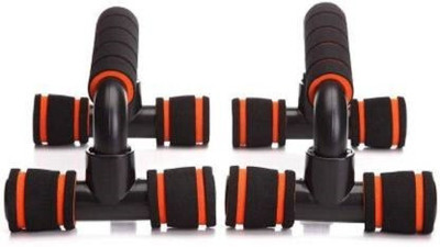 TensionX NSPB17_Foam Grip Pushup Stand Pushup Bar General Fitness Exerciser Home Gym Push-up Bar(Multicolor)