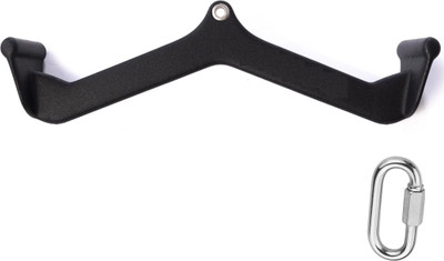 LCARNO 24inch LAT Pulldown Attachments, Thickened Ergonomic Back Tricep Training Handle Multi-training Bar(Black)