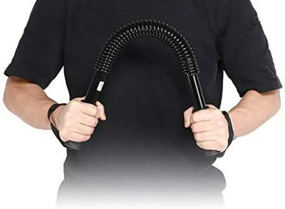 Lugazi Power Twister Bar- Shoulder, Chest & Bicep Workout Multi-training Bar Multi-training Bar(Black)