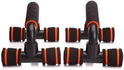 TensionX Push Up Stand Bar Steel Cushioned Foam Handle Chest Exercise Equipment Home Gym Push-up Bar(Multicolor)