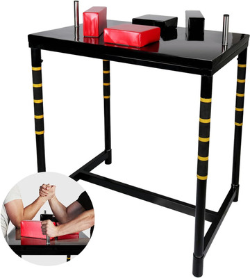 IRIS Arm Wrestling Battle Table for Home Gym Office Club Multi-training Bar(Black, Red)