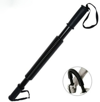 BOLDHIGH Power Twister Spring Chest Exerciser Multi-training Bar for body building Multi-training Bar(Black)