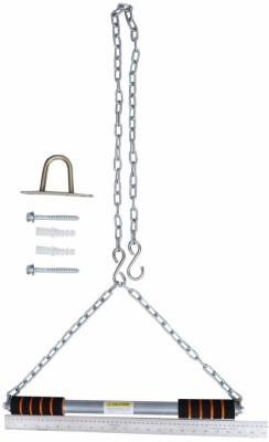 AJITFITNESS Steel Pull Up Chin up Bar, Steel Chin Up,Rod with Chain Hanging Rod ChinUp BaR Pull-up Bar