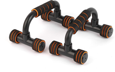 LIVOX Fitness Equipment Push Up Stand Bars Foam Gripped Handle For Men & Women Push-up Bar(Black)