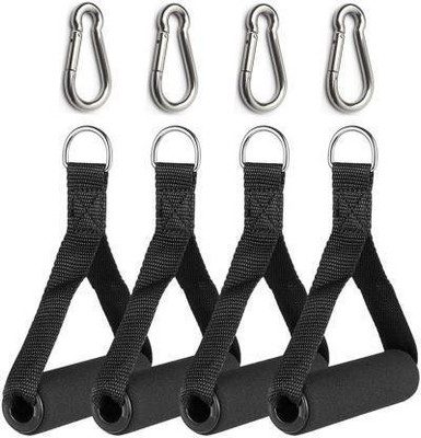 ABSSports Fitness Black Rubber Foam Handle Cable Machine Attachments. Multi-training Bar(Black)