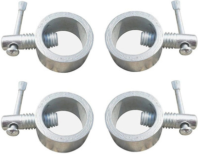 Etahmart 4 Pc Gym Bar Rod Lock Dumbbell Rod Lock Weight Lifting Bar Lock (25mm) Weight Lifting Bar(Silver)