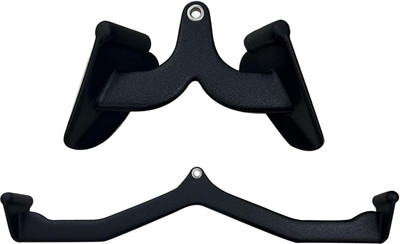 LCARNO Tricep Bar Strength Training,Handle Grips LAT Pull Down Bar Press Down Multi-training Bar(Black)
