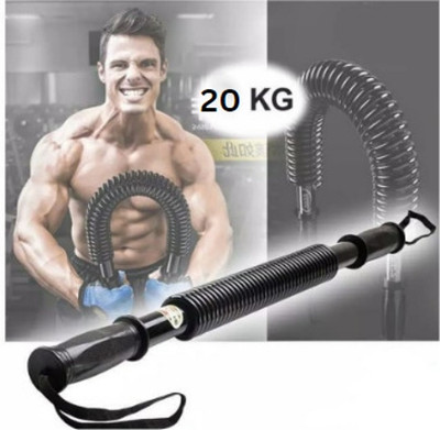 BOLDHIGH Power Twister Exerciser forearm muscle building bar Multi-training Bar(Black)