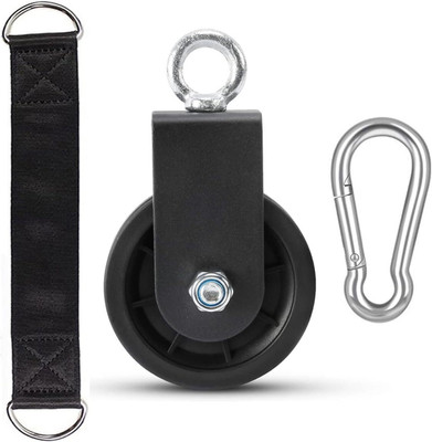 YMD Pulley System Triceps Training Exerciser Fitness Workout Cable Triceps Bar(Black)