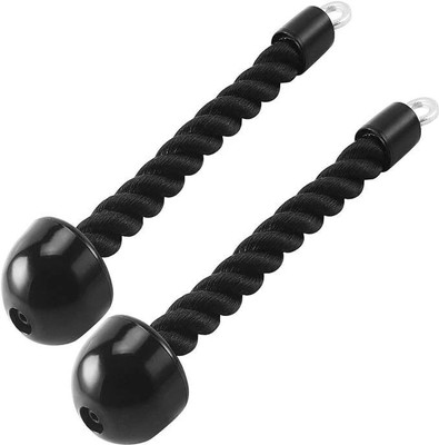 ABSSports Single Grip Tricep Bicep Exercise Attachment for Cable Machines Gym Workout Triceps Bar